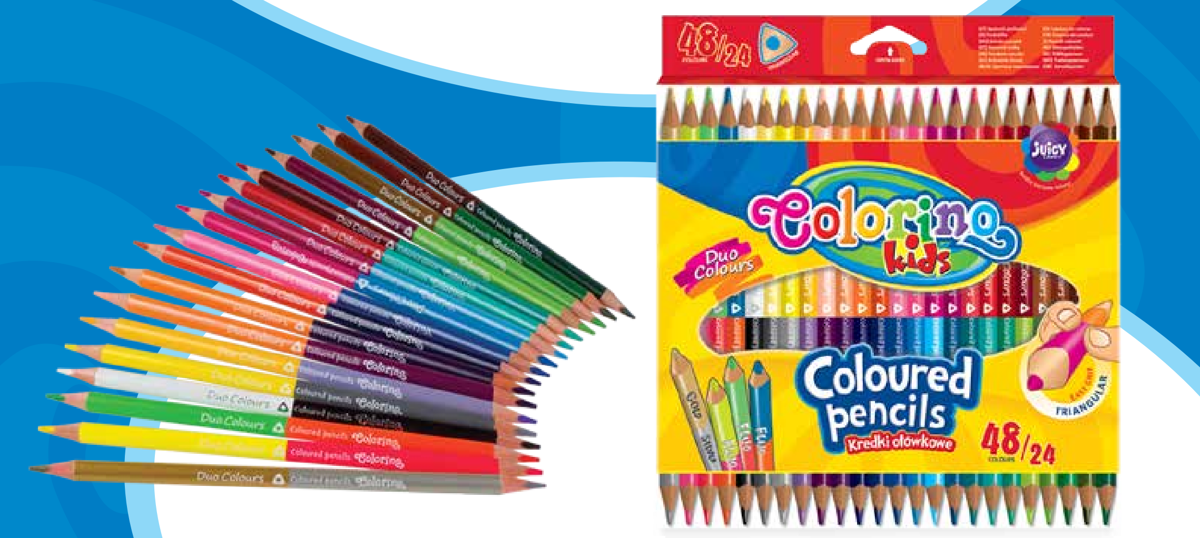 Kleurpotloden 24 stk / 48 Kleuren